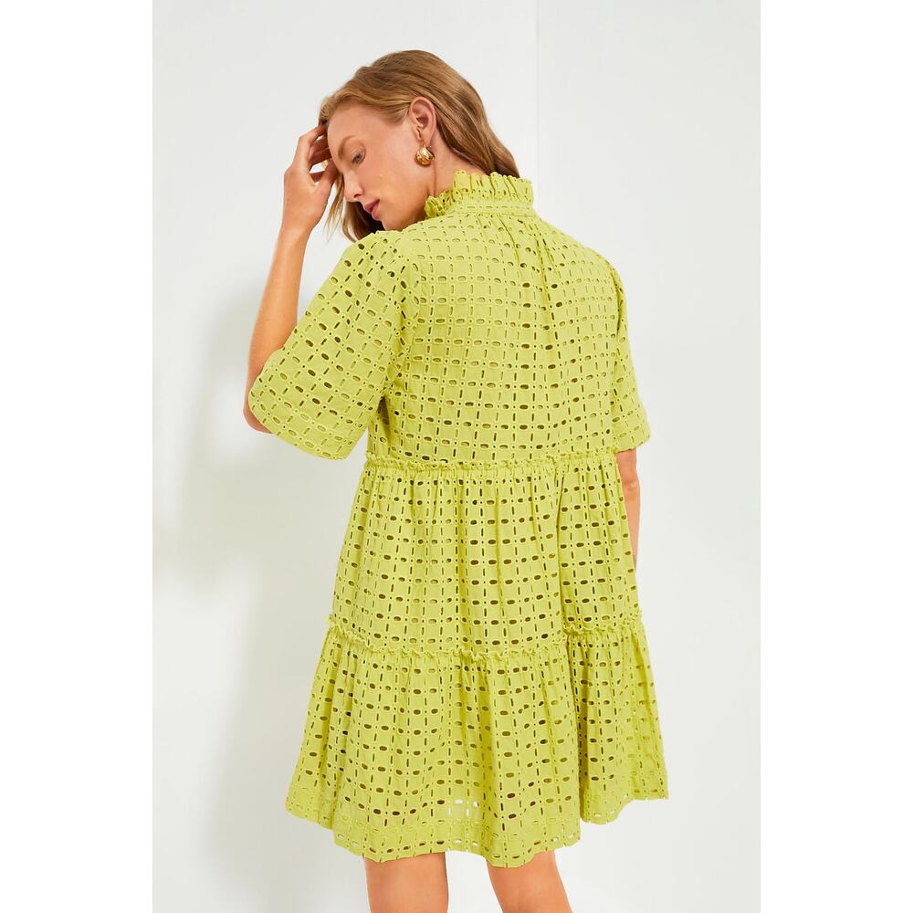 Tuckernuck Lime Eyelet Dress - Picture 3 of 10